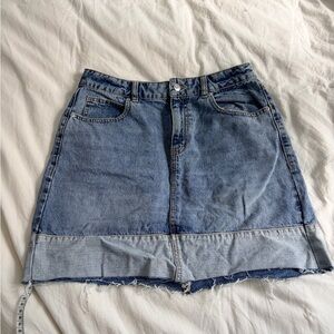 Dynamite Blue Denim Mini Skirt